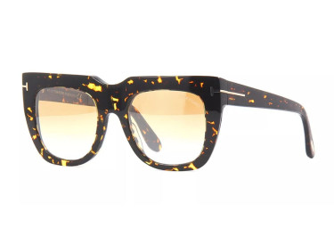 Tom Ford FT0687 55G Colored Havana/Brown Gradient Mirror