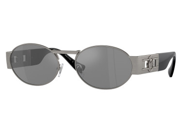 Versace VE2264 10016G Matte Gunmetal/Gray Mirrored Silver