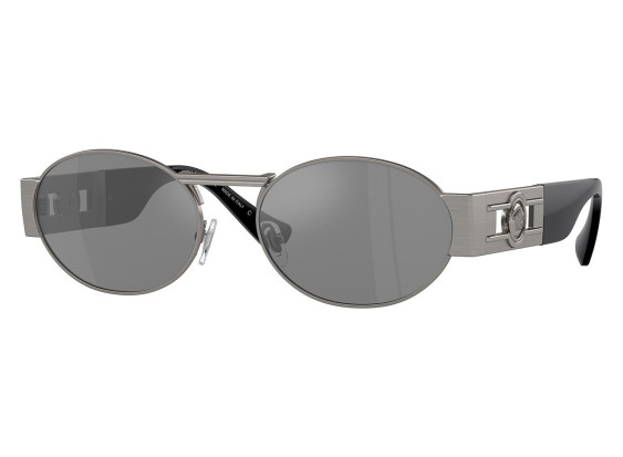 Versace VE2264 10016G Matte Gunmetal/Gray Mirrored Silver