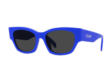 Celine CL40197U 92A Shiny Blue/Smoke