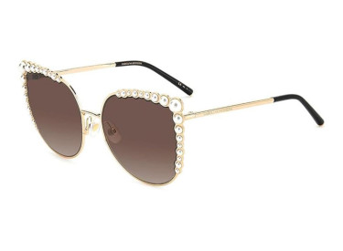 Carolina Herrera HER 0076/S 0000 HA Rose Gold with White Pearl/Brown Gradient