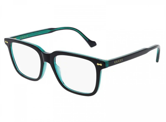 Gucci GG0737O 007 Black Green 53 mm
