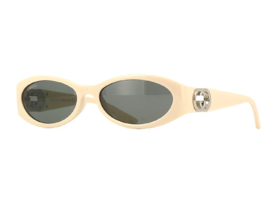Gucci GG1660S 004 Shiny Ivory/Grey with Light Mirror