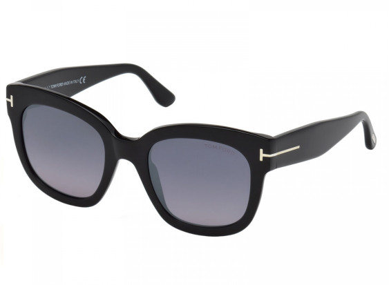 Tom Ford FT0613 01C Black/Smoke Mirror