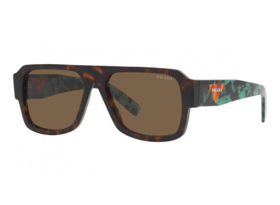 Prada PR22YSF 2AU06B Havana/Greem Havana/Dark Brown
