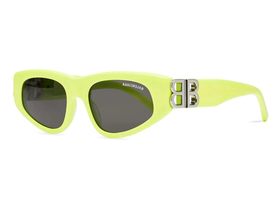 Balenciaga BB0095S 007 Yellow/Grey