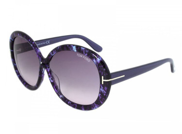 Tom Ford TF0388 83W Violet Havana/Blue Gradient