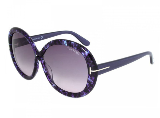 Tom Ford TF0388 83W Violet Havana/Blue Gradient