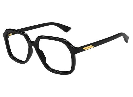 Bottega Veneta BV1329O 001 Shiny Black 55mm