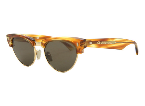 Celine CL40059U 41E HavanaGold / Green