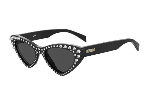 Moschino MOS006/S/STR 0807 IR Black/Grey
