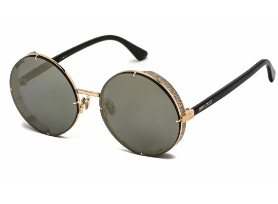 Jimmy Choo LILO/S 0J5G JO Gold / Grey Gold Mirror