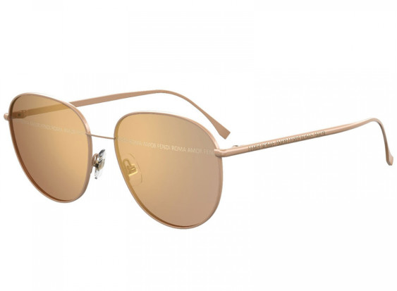 Fendi FF0379/G/S 10A7Y Gold/Beige Brown