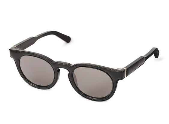 Loewe LW40003U 01A Black Leather/Smoke