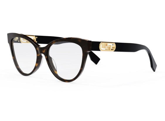 Fendi FE50026I 052 Dark Havana 53mm