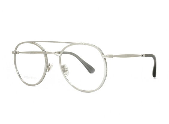 Jimmy Choo JC230 0YB7 00 Silver Tone 51mm