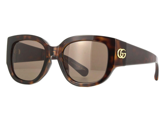 Gucci GG1599SA 002 Dark Havana/Brown
