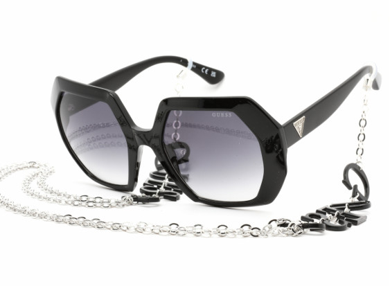 Guess GU7786 01B Shiny Black/Gradient Smoke