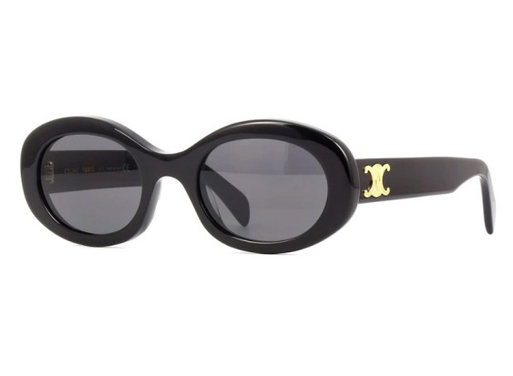 Celine CL40194U 01A Shiny Black/Smoke