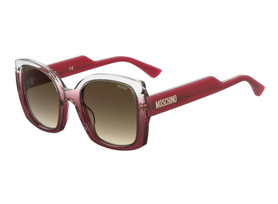 Moschino MOS124/S 06XQ HA Transparent to Burgundy Gradient/Brown Gradient