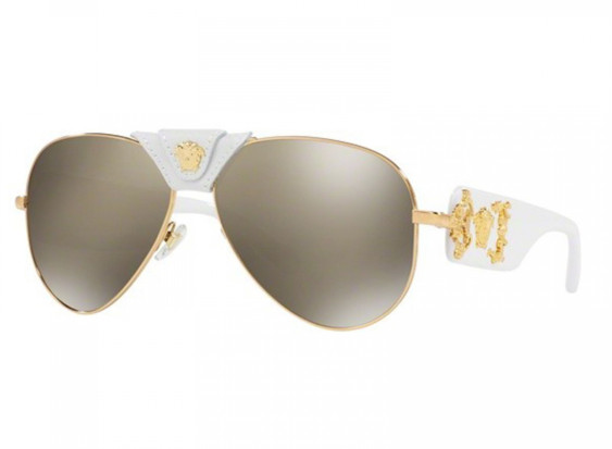 Versace VE2150Q 13415A Gold/Brown Mirror Dark