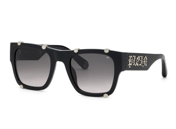 Philipp Plein SPP042W 0700 Shiny Black/Gradient Grey