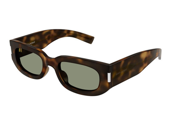 Saint Laurent SL697 002 Shiny Havana/Green