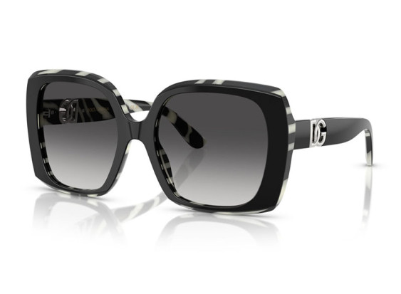 Dolce & Gabbana DG4475 33728G Black On Zebra/Grey Gradient