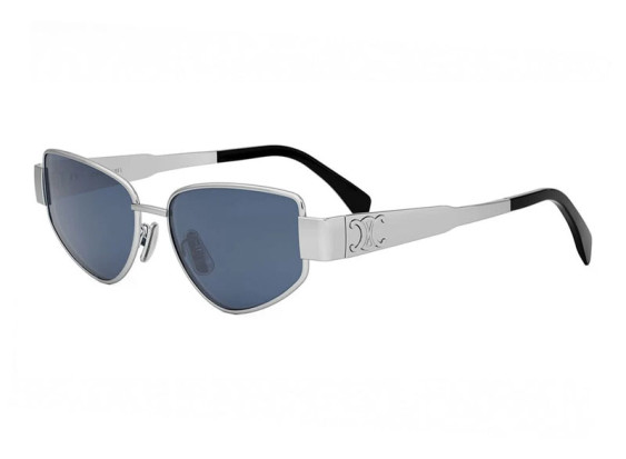 Celine CL40293U 16V Shiny Palladium/Blue