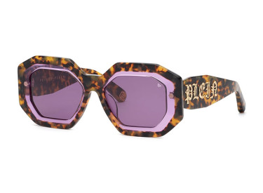 Philipp Plein SPP098M Supreme Star 0778 Havana/Purple/Purple