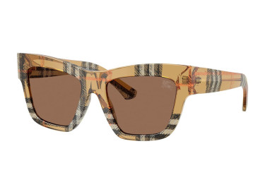 Burberry BE4449 4146/73 Check Sand/Dark Grey