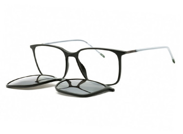 Hugo HG 1270/CS 01ED T4 Green/Green with Silver Mirror Clip-On