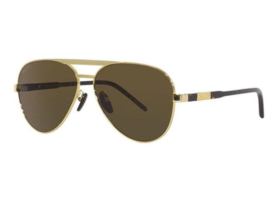 Gucci GG1163S 004 Gold/Havana/Brown