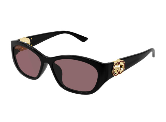 Gucci GG1826SK 007 Black/Light Burgundy