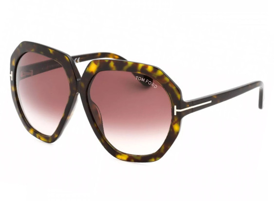 Tom Ford FT0791 PIPA 52T Dark Havana / Gradient Bordeaux