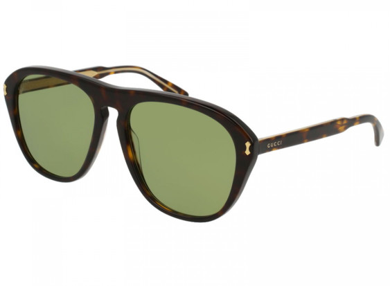 Gucci GG0128S 001 Havana/Green