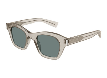 Saint Laurent SL592 005 Transparent Beige/Green