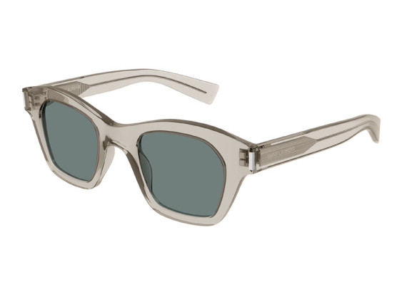 Saint Laurent SL592 005 Transparent Beige/Green