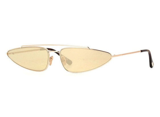 Tom Ford FT0979 28G Shiny Rose Gold/Brown with Gold Mirror