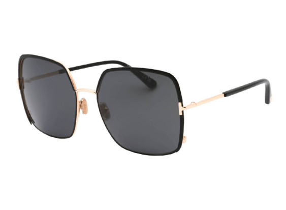 Tom Ford FT1006 02A Matte Black/Gold/Smoke