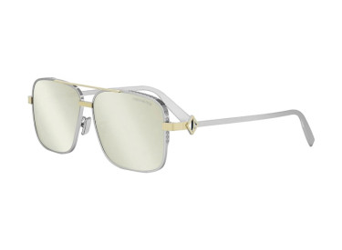 Dior CD DIAMOND S9F F2A5 Shiny Palladium/Silver Mirror