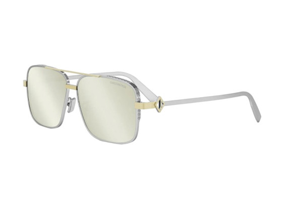 Dior CD DIAMOND S9F F2A5 Shiny Palladium/Silver Mirror