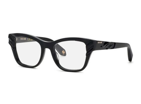 Roberto Cavalli VRC025V 0700 Shiny Black 50mm