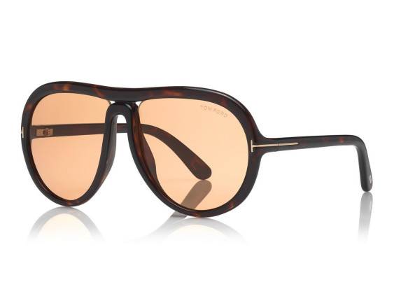 Tom Ford FT0768 52E Shiny Dark Havana/Brown