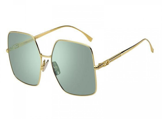 Fendi FF0439/S 00107 Yellow Gold/Green