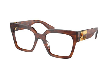 Miu Miu MU04UV 11Q1O1 Stripped Tobacco 52mm
