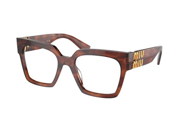 Miu Miu MU04UV 11Q1O1 Stripped Tobacco 52mm