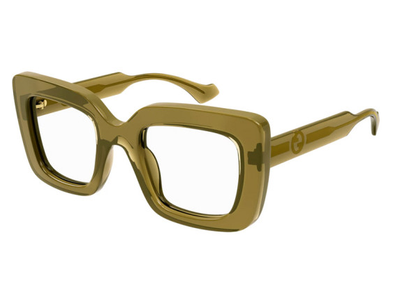 Gucci GG1554O 004 Transparent Honey Brown 49mm