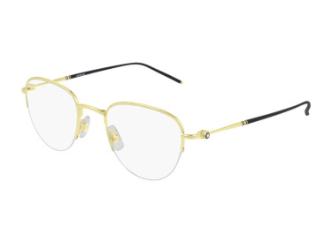 Montblanc MB0129O 002 Gold 49mm