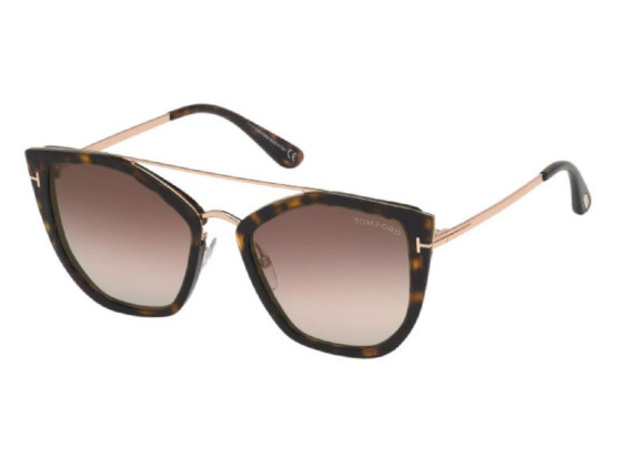 Tom Ford FT0648 52G Dark Havana/Brown Gradient Mirror